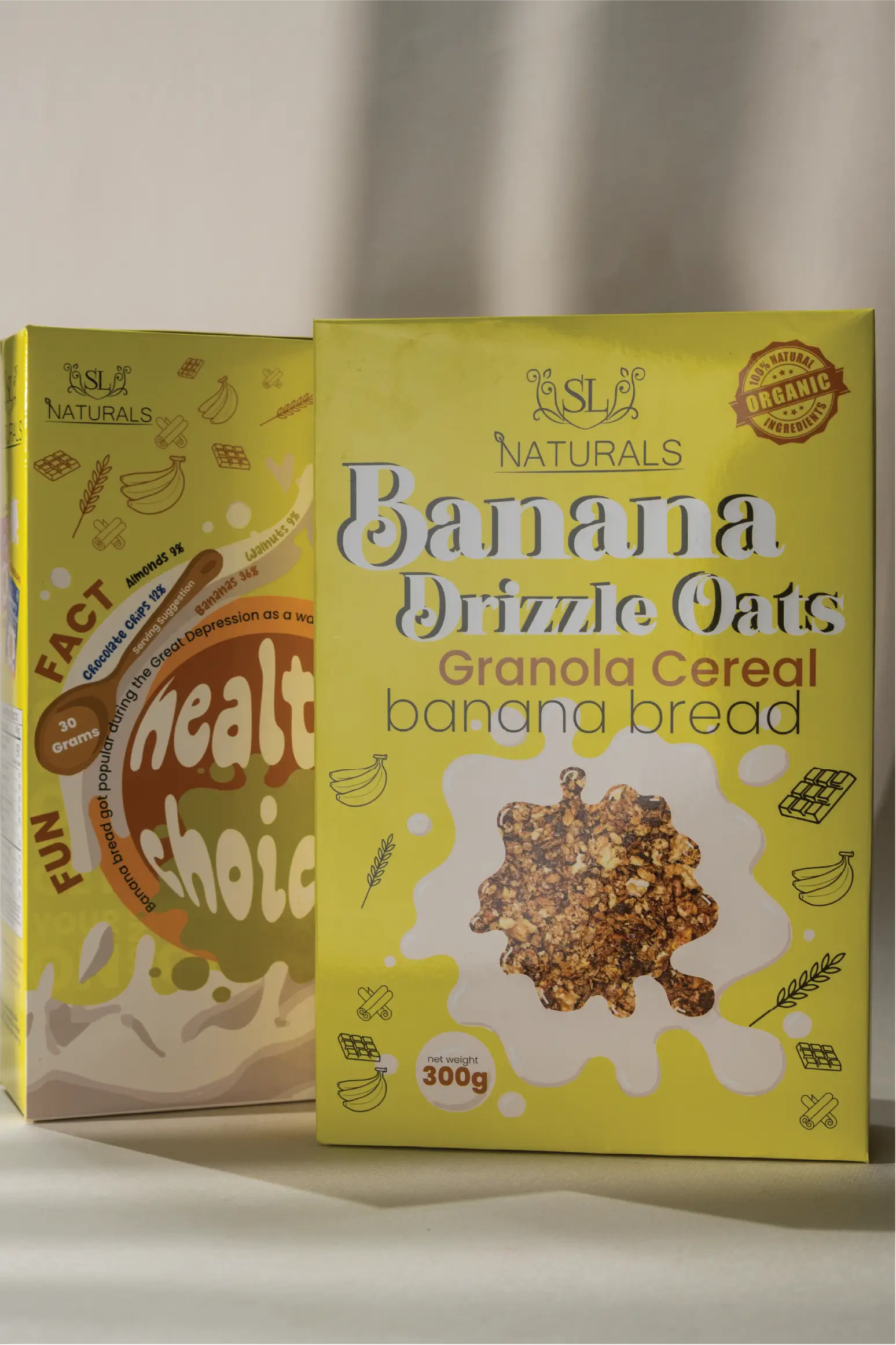 Banana Drizzle Oats (Granola Cereal) 300g